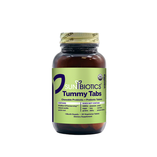 Tummy Tabs - Vanilla Probiotic with Prebiotics - 30 ct