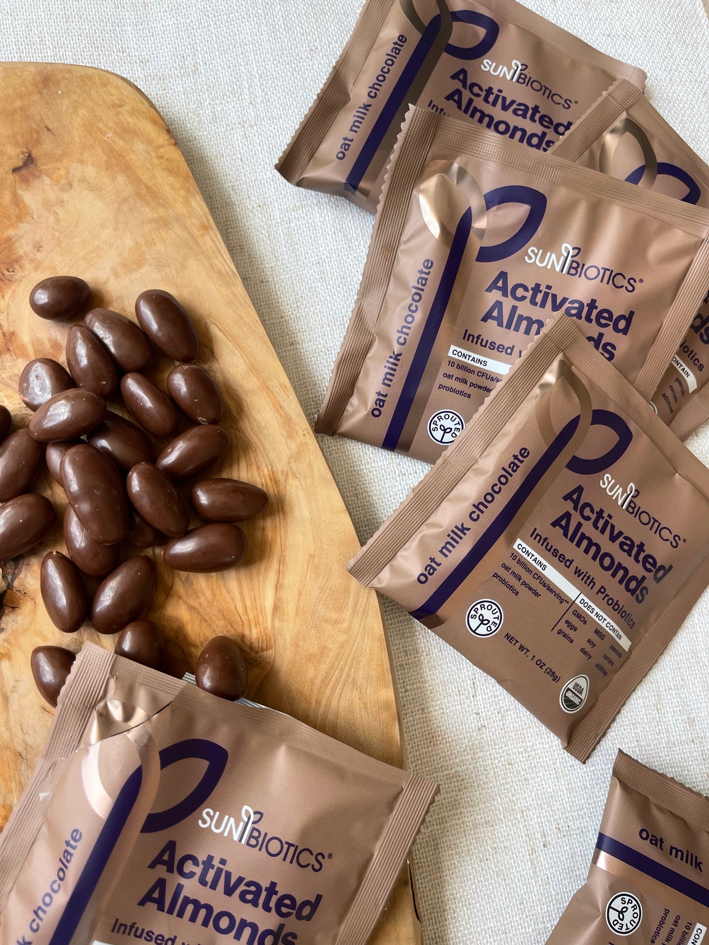 Probiotic Almonds - Oat Milk Chocolate