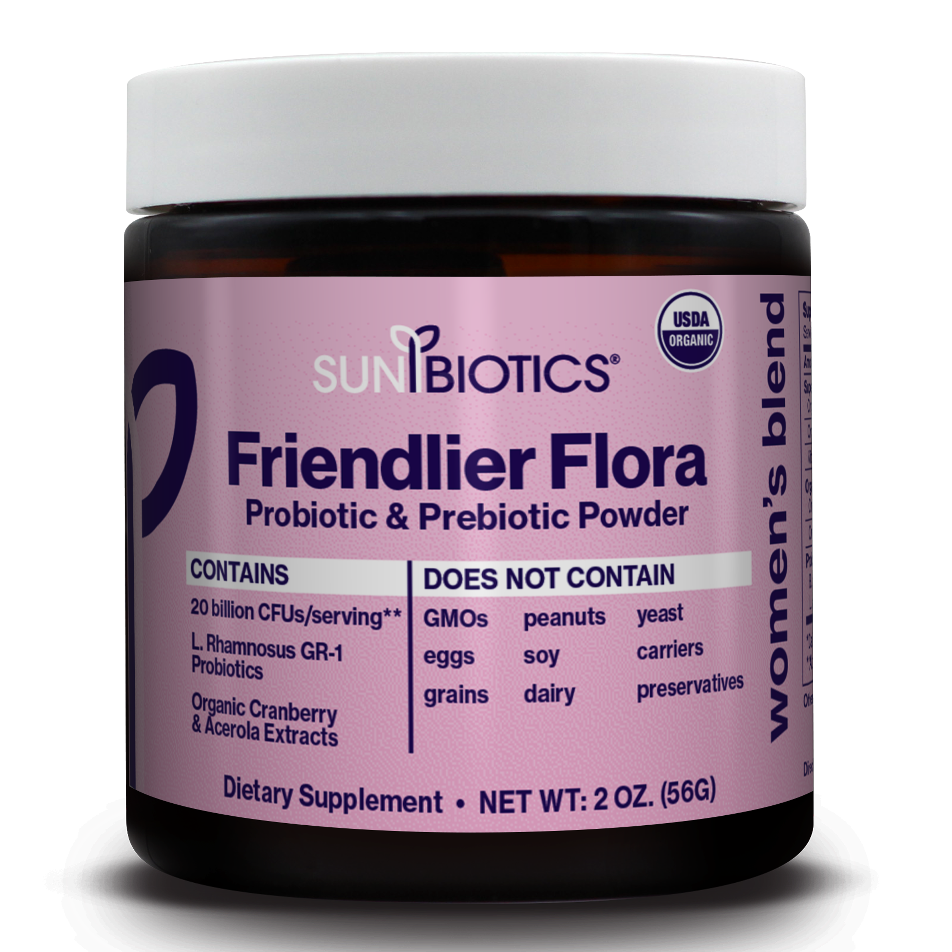 FRIENDLIER FLORA - PROBIOTIC & PREBIOTIC POWDER - WOMEN'S BLEND