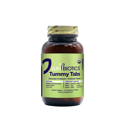 Tummy Tabs - Vanilla Probiotic with Prebiotics - 30 ct