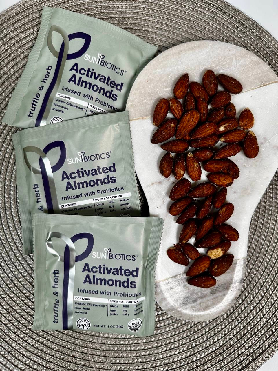 Probiotic Almonds - Truffle open box