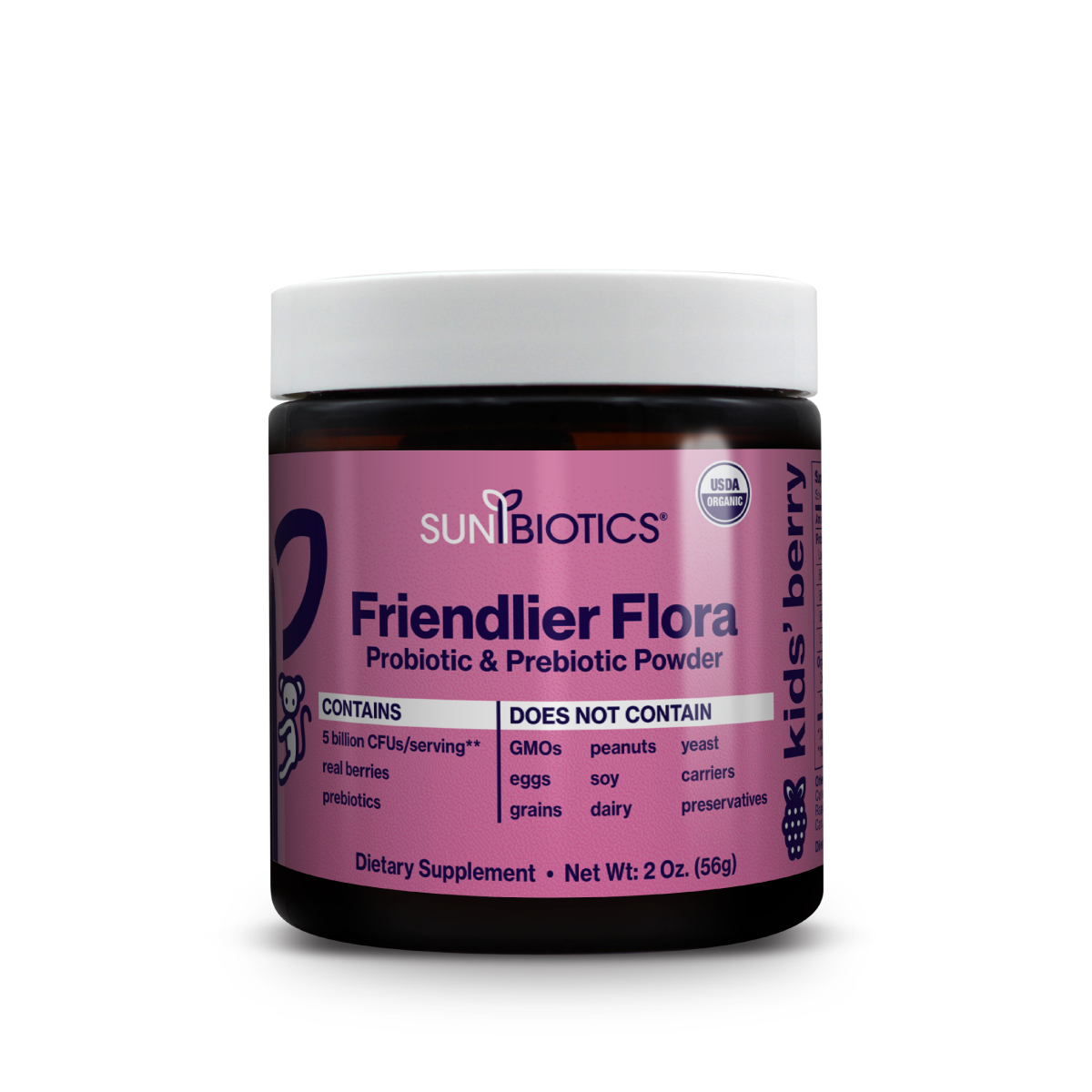 Just 4 Kids Bountiful Berry - Potent Probiotics with Prebiotics